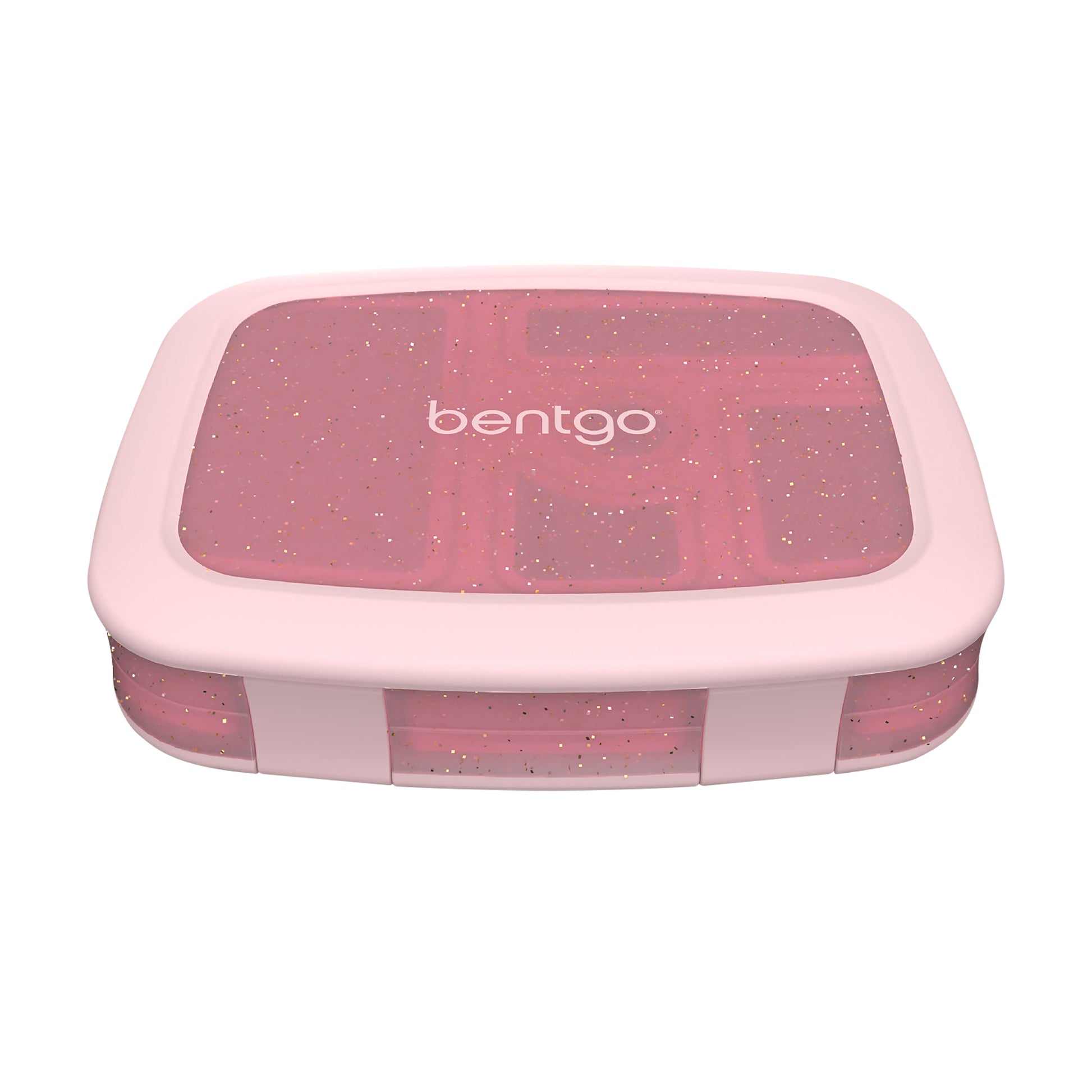 Bentgo Kids Print Leak-Proof Bento Lunch Box - Petal Pink Glitter