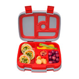 Bentgo Kids Print Leak- Proof Bento Lunch Box - Trucks with 5 Compartments
