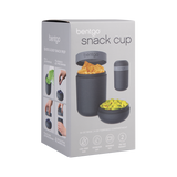 Packaging for the Bento Snack Cup 590ml Dark Grey