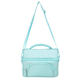 Deluxe Lunch Bag with Shoulder Strap - Coastal Aqua