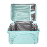 Inside View of the Deluxe Lunch Bag - Coastal Aqua