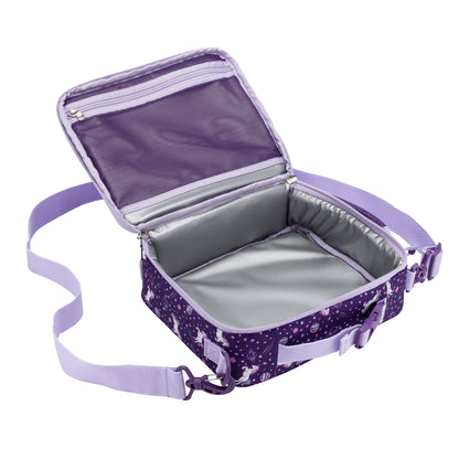 Bentgo Kids Print Lunch Bag Unicorns | Internal View