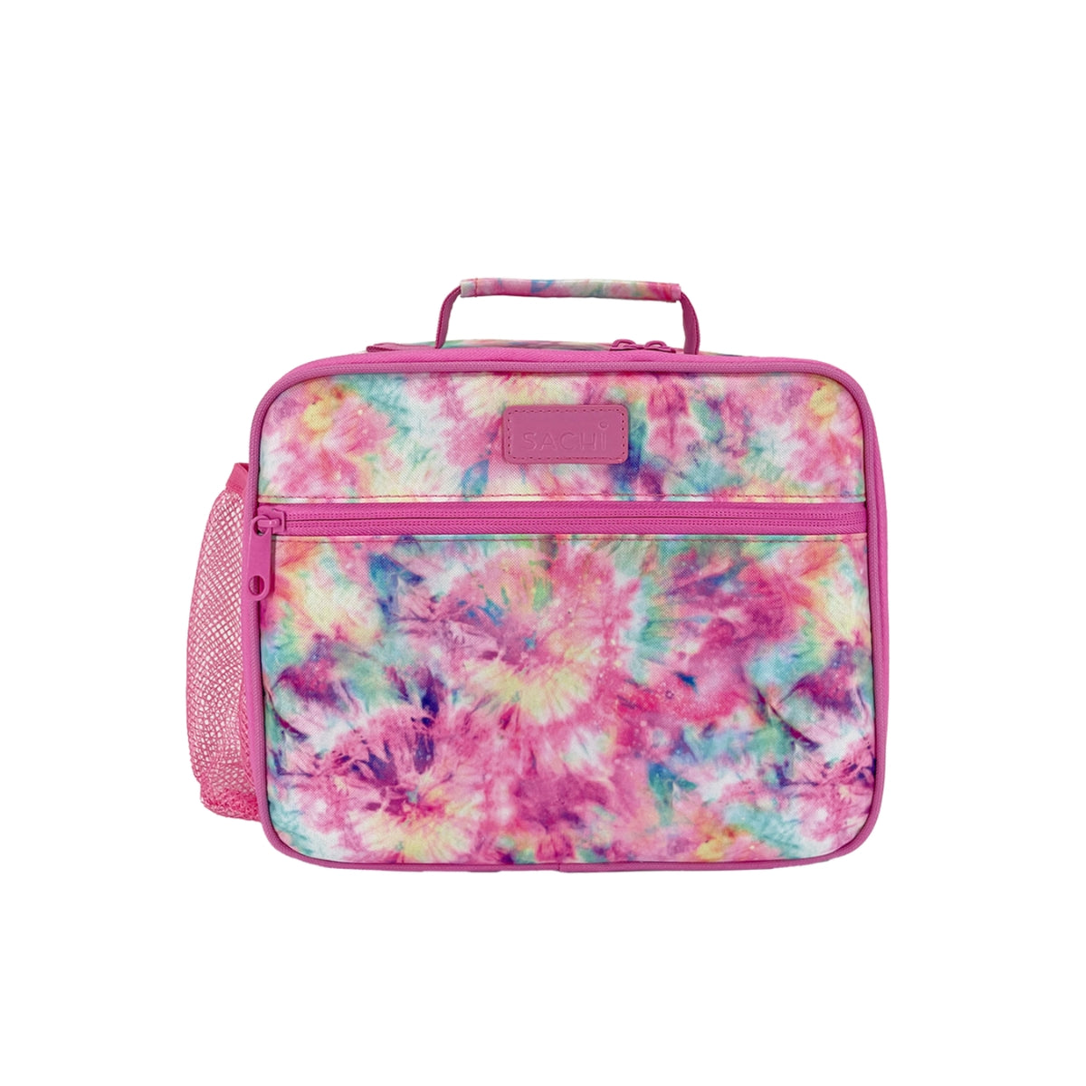 Sachi Insulated Crew Lunch Bag With Bottle Holder - Tie Dye Splash