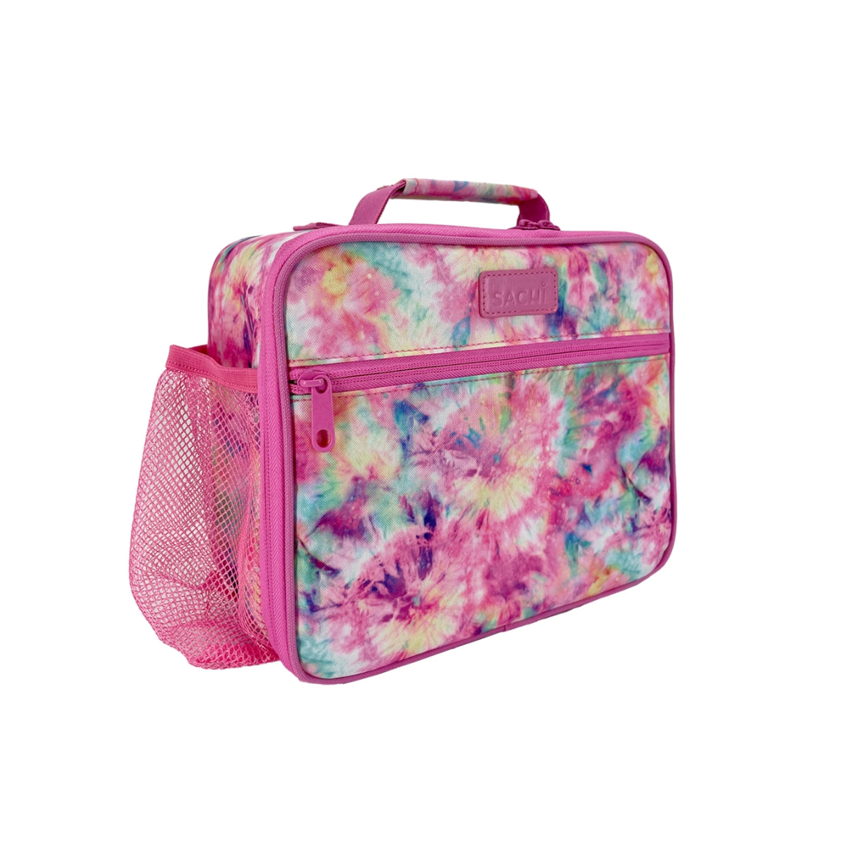 Sachi Insulated Crew Lunch Bag With Bottle Holder - Tie Dye Splash
