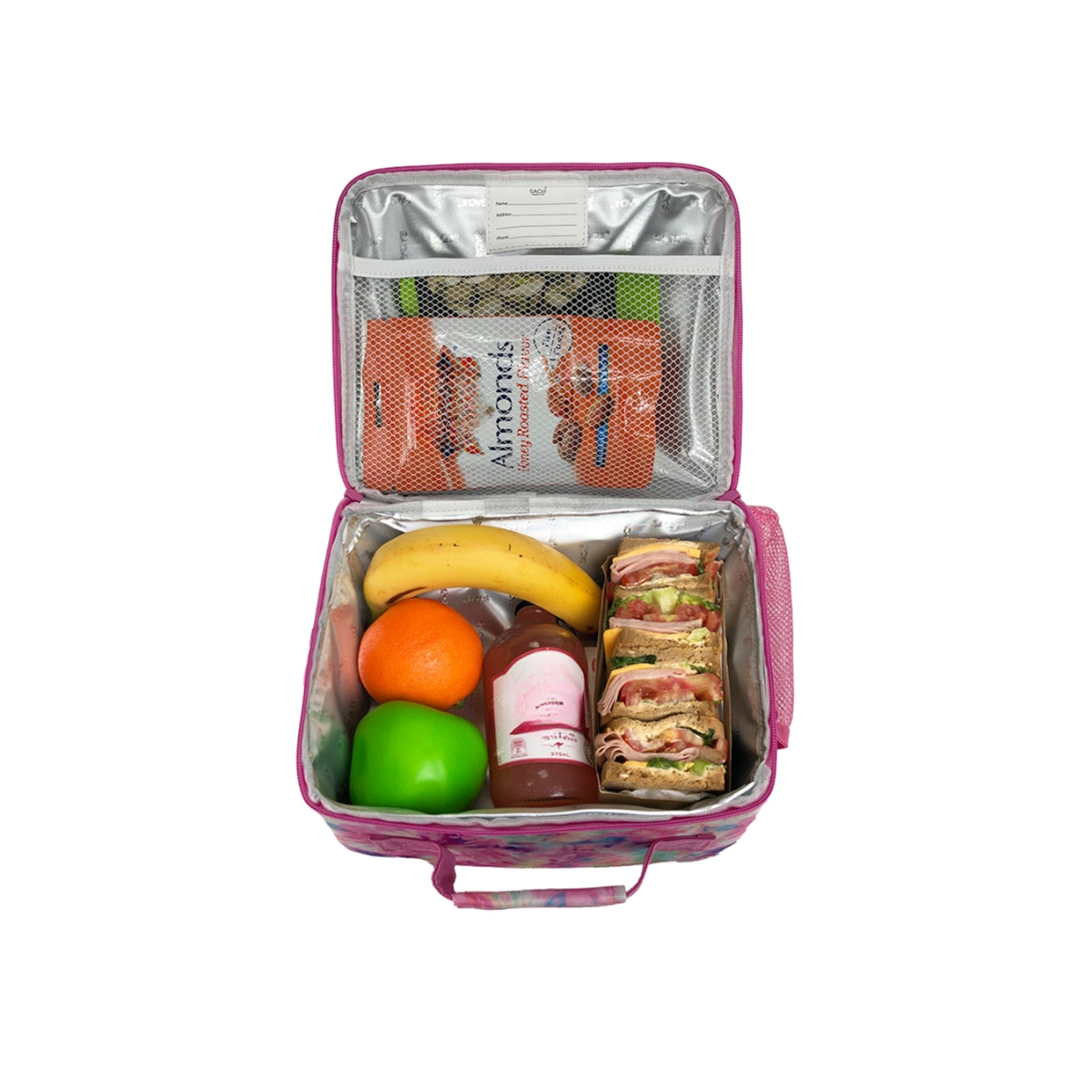 Sachi Insulated Crew Lunch Bag With Bottle Holder - Tie Dye Splash