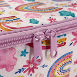 Zipper Close Up Rainbow Sky Insulated Junior Lunch Tote by Sachi