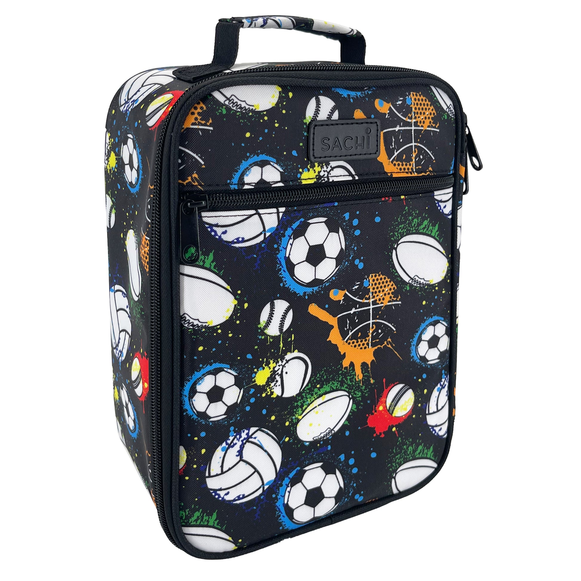 Angle Shot of the Sachi Style 225 Insulated Junior Lunch Tote Sports 