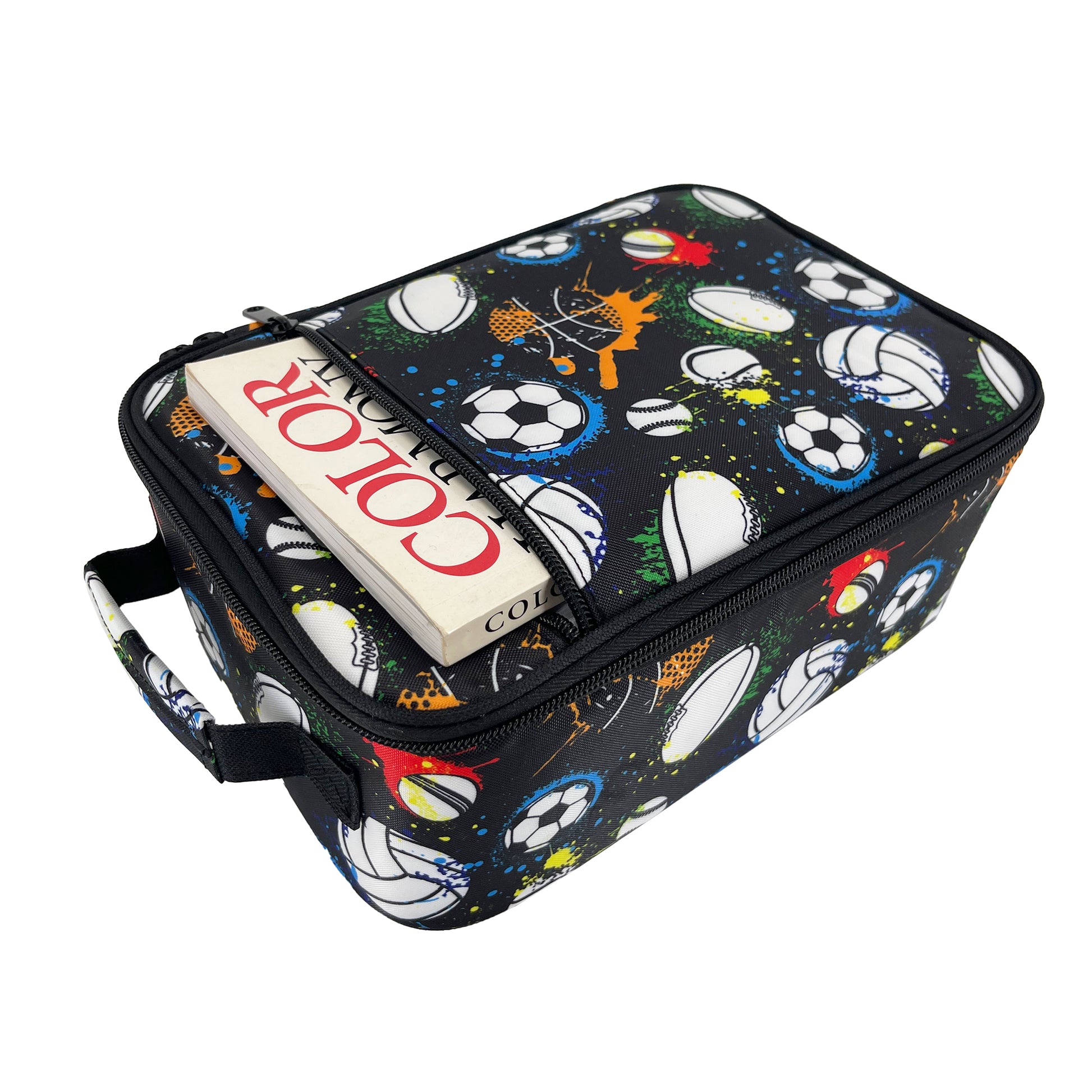 Front Pocked on the Sachi Insulated Lunch Bag Sports