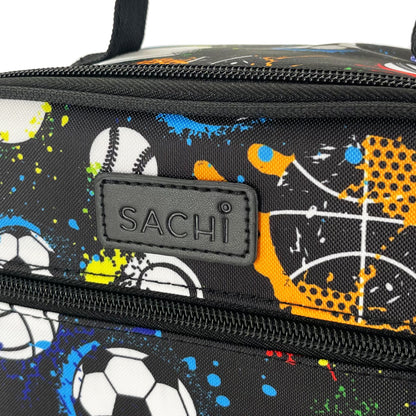 Close up of front of the Junior Insulated Lunch Bag Sports