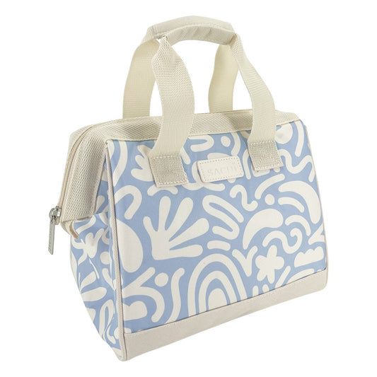 Sachi Insulated Lunch Bag - Blue Squiggles