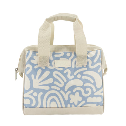 Sachi Insulated Lunch Bag - Blue Squiggles