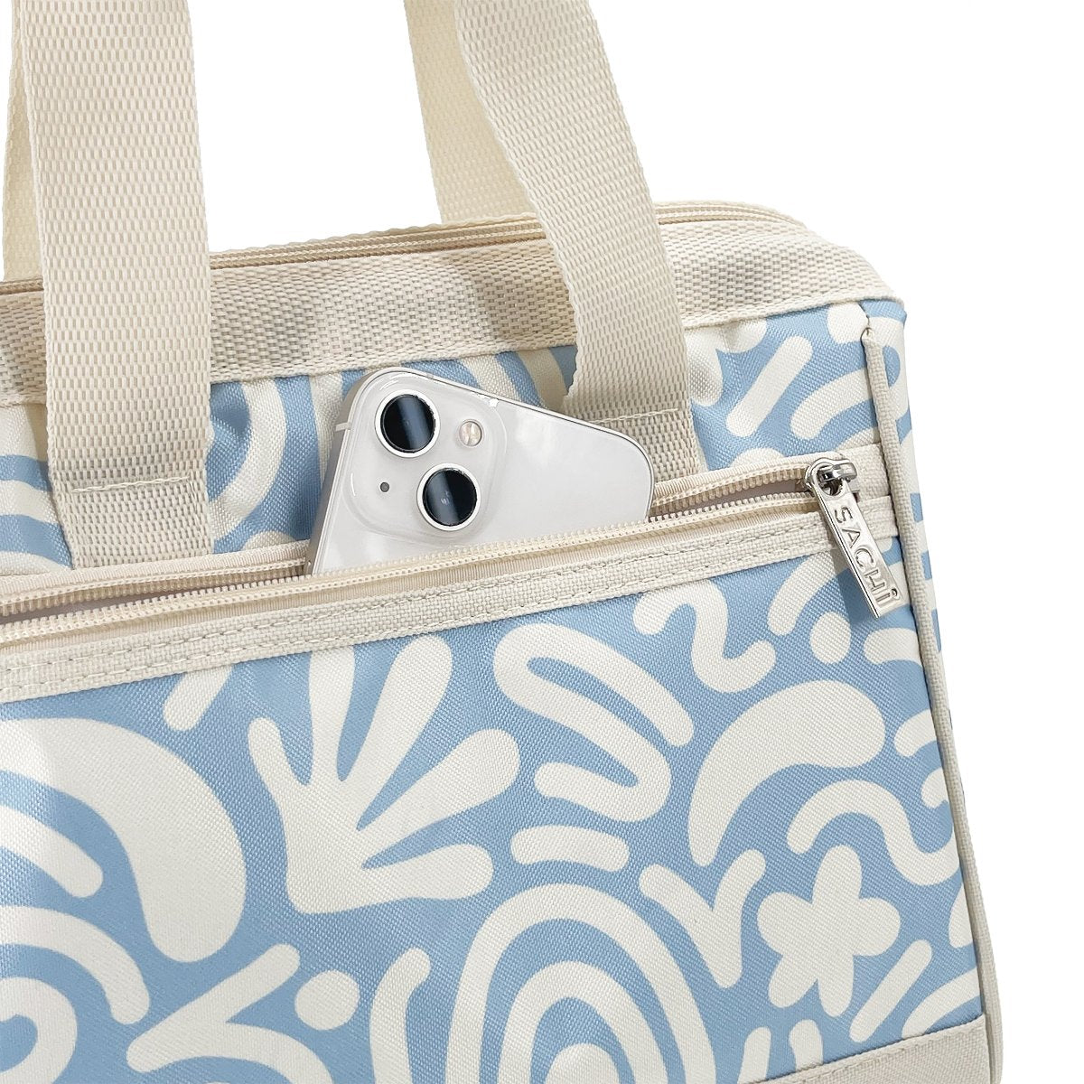 Sachi Insulated Lunch Bag - Blue Squiggles