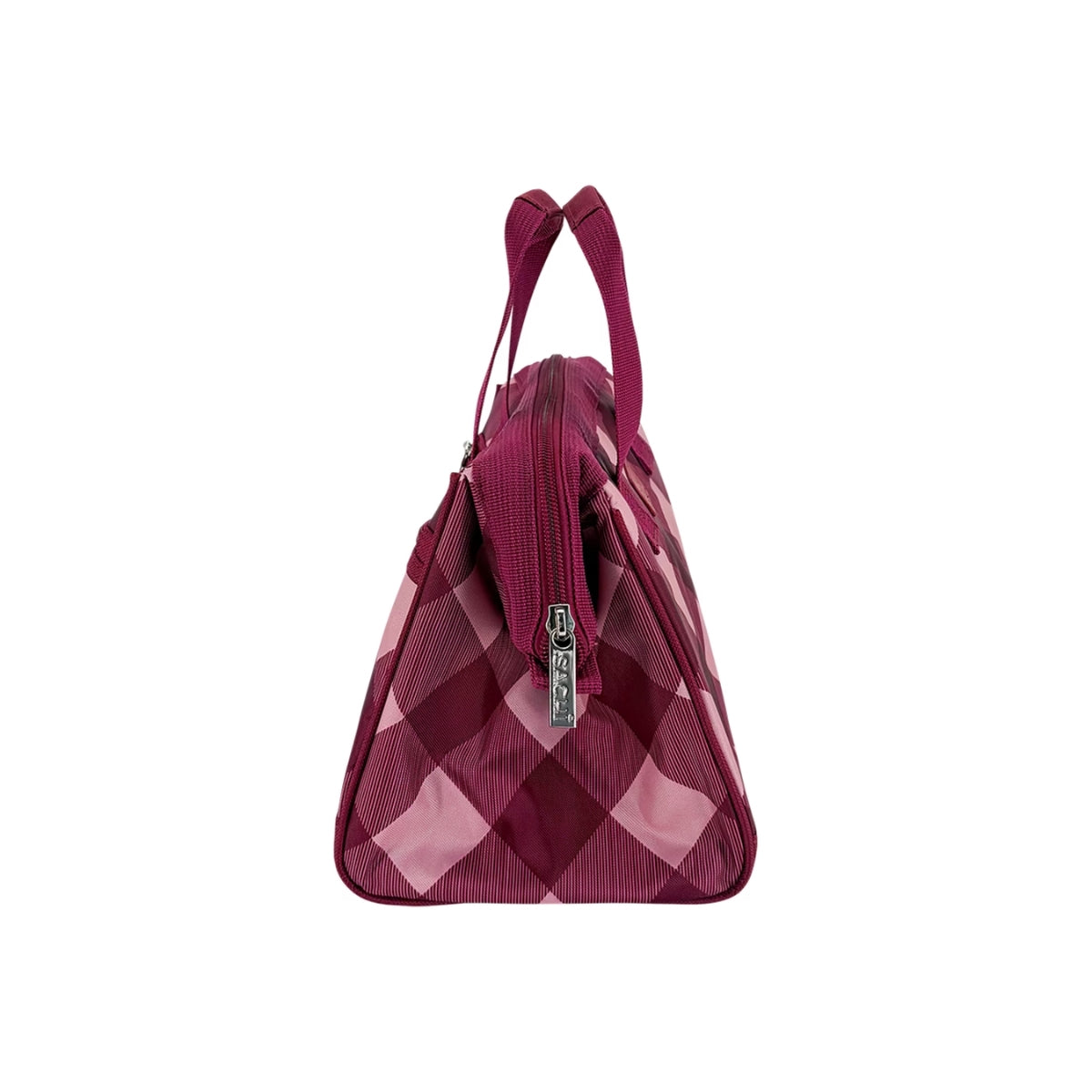 Sachi Insulated Lunch Bag - Burgundy Tartan