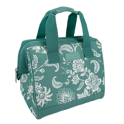 Sachi Style 34 Insulated Lunch Bag Green Paisly