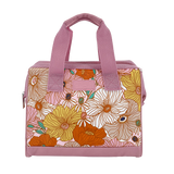 Sachi Style 34 Insulated Lunch Bag Retro Floral Side View
