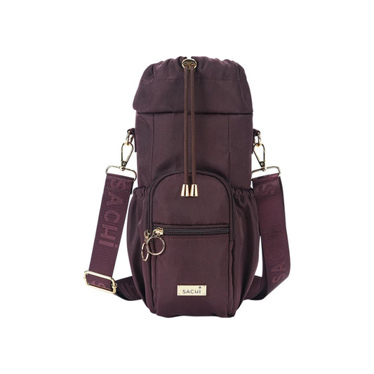Sachi Crossbody Insulated Bottle Bag - Bordeaux