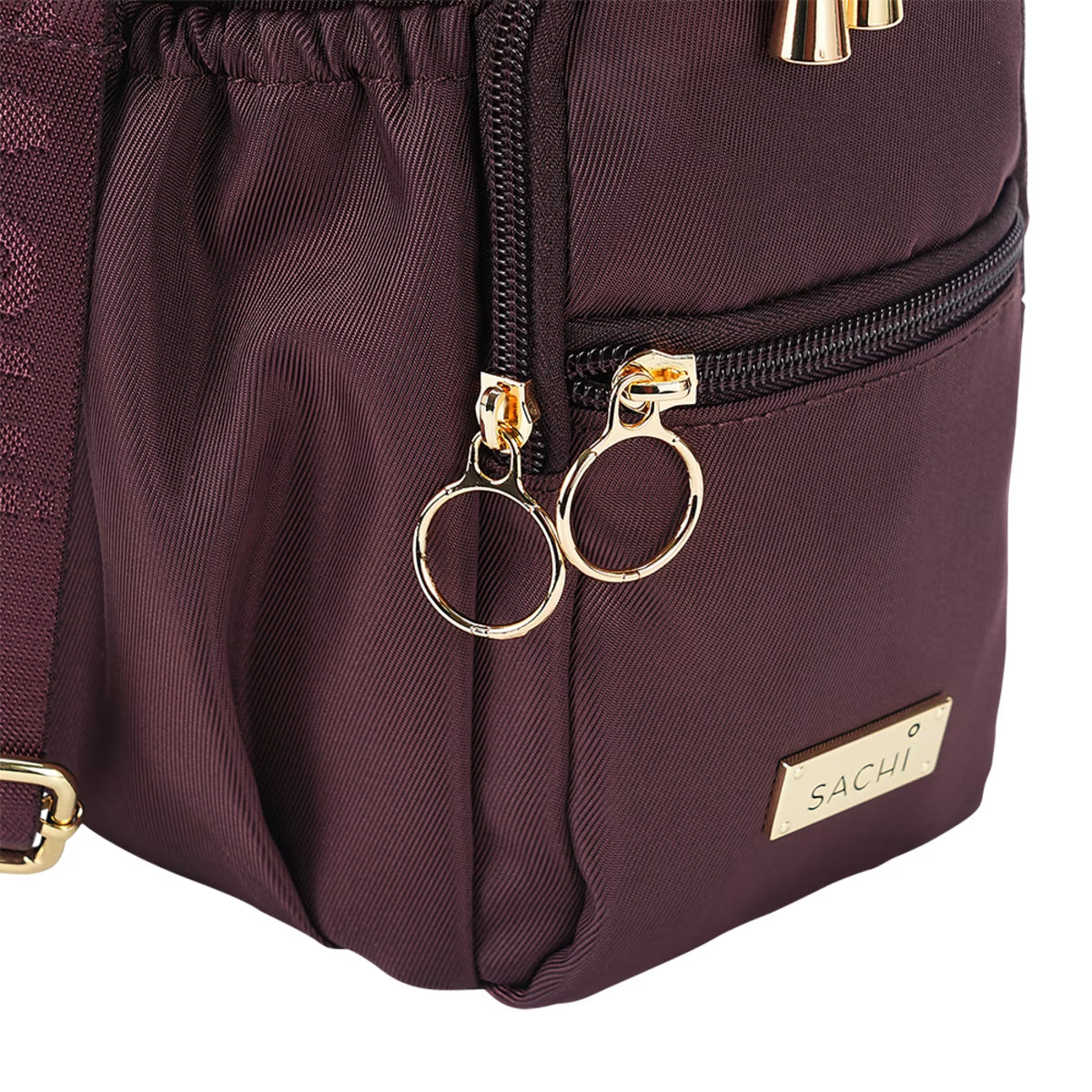 Sachi Crossbody Insulated Bottle Bag - Bordeaux