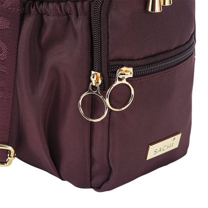 Sachi Crossbody Insulated Bottle Bag - Bordeaux