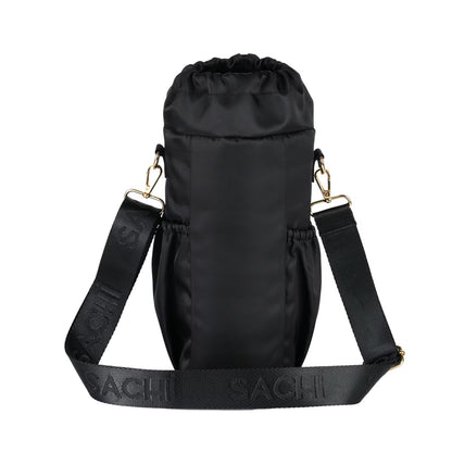 Sachi Crossbody Insulated Bottle Bag (Black)