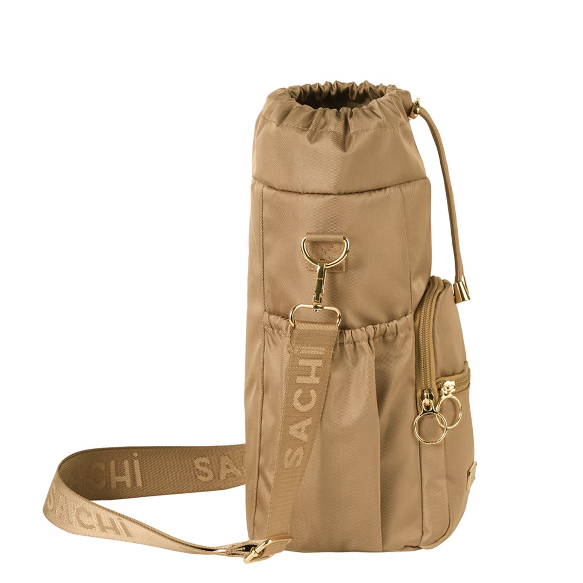 Sachi Crossbody Insulated Bottle Bag (Latte)