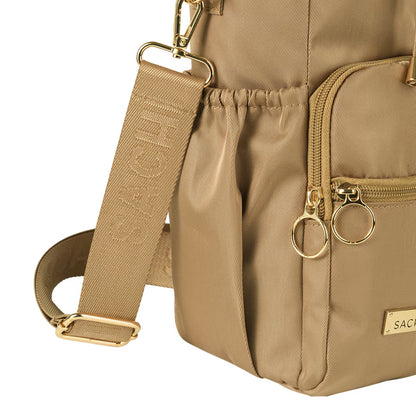 Sachi Crossbody Insulated Bottle Bag (Latte)