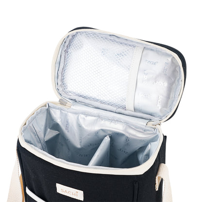 Sachi Two Bottle Insulated Wine Cooler - Black
