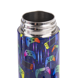 Open Lid of the Oasis Stainless Steel Double Wall Insulated Drink Bottle with Sipper Lid 550ml Gamer