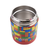 Oasis Open Stainless Steel Insulated Food Flask 300ml - Bricks Close up of opening