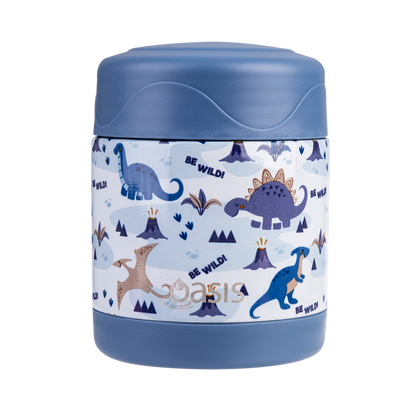 Oasis Insulated Food Flask 300ml - Dinosaur Land