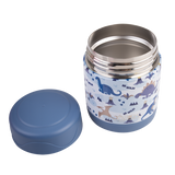 Oasis Stainless Steel Insulated Food Flask Dinosaur Land with Lid off