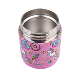 Stainless Steel D/W Ins. Food Flask 300ml Unicorn