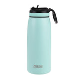 Insulated Sports Bottle Sipper Straw 780ml Mint