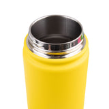 Oasis Stainless Steel D/W Ins. Challenger Bottle W/Sipper Straw Neon Yellow