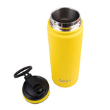 Oasis Stainless Steel D/W Ins. Challenger Bottle W/Sipper Straw Neon Yellow