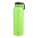 Oasis Insulated Challenger Bottle with Sipper Straw 1.1L in Neon Green