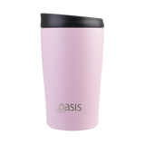 Oasis Stainless Steel Double Wall Travel Cup 380ml Carnation