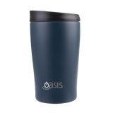 Oasis Stainless Steel Double Wall Travel Cup 380ml Navy