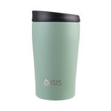 Oasis Stainless Steel Double Wall Travel Cup 380ml - Sage Green