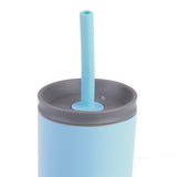 Silicone straw on the Oasis Super Sipper Insulated Tumbler with Silicone Straw
