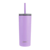 Oasis Super Sipper Insulated Tumbler with Silicone Straw 600ml Lavender