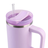 Oasis Commuter Travel Tumbler in Orchid - Close Up View of Lid