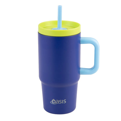 Oasis Junior Commuter Insulated Tumbler 700ml - Peacock Blue