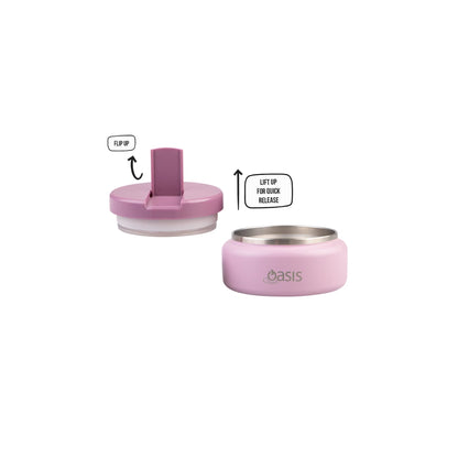 Oasis Quick Release Insulated Food Pod 230ml - Blush