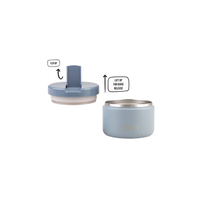 Oasis Quick Release Insulated Food Pod 300ml - Hazy Blue