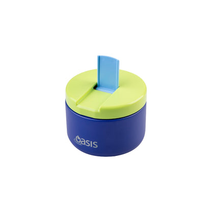 Oasis Quick Release Insulated Food Pod 300ml - Peacock Blue
