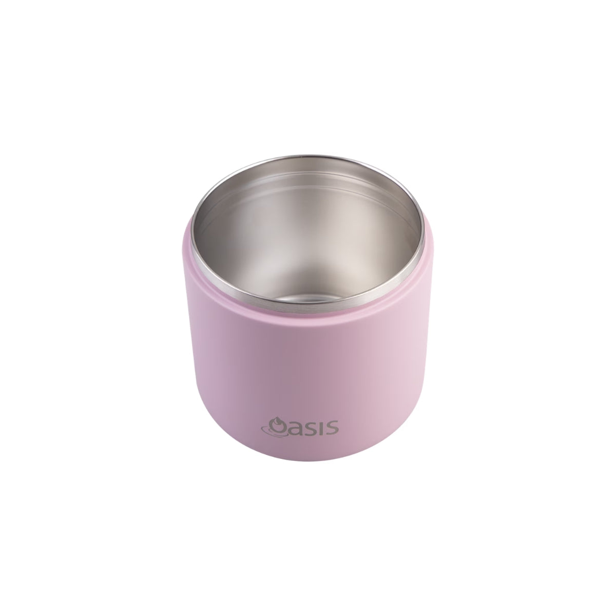 Oasis Quick Release Insulated Food Pod With Spork 500ml - Blush