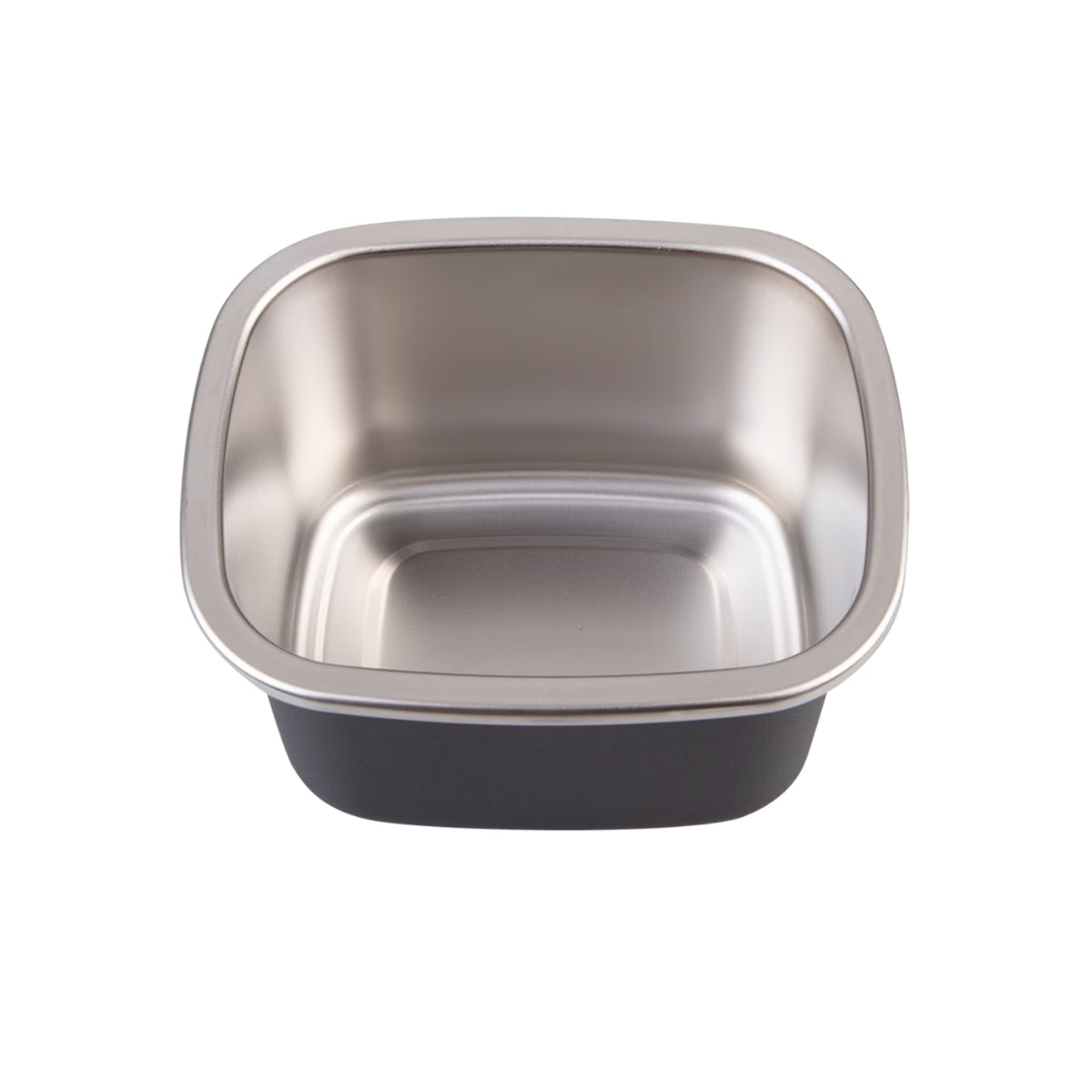 Oasis Microwave Safe Rectangular Stainless Steel Container 500ml - Black