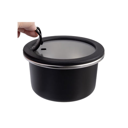 Oasis Microwave Safe Round Stainless Steel Container 680ml - Black