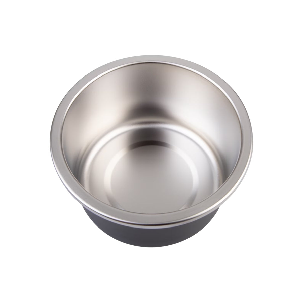 Oasis Microwave Safe Round Stainless Steel Container 680ml - Black