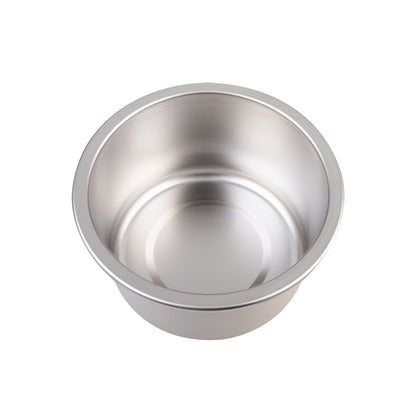 Oasis Microwave Safe Round Stainless Steel Container 680ml - Oat